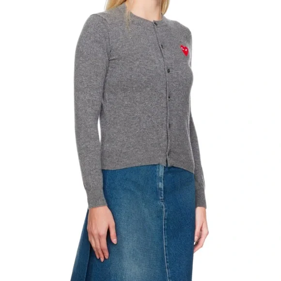 Commes Des Garçons Play Cardigan